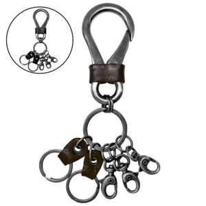 Key Chain with Multiple Clasp Holders