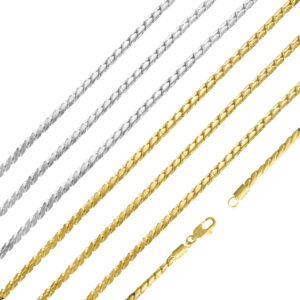 Stainless Steel Woven Chain Necklace