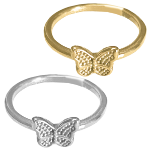 Stainless Steel Butterfly Ring