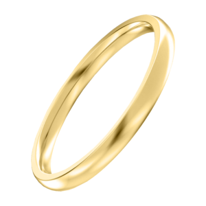 Gold PVD Tungsten Ring 3MM
