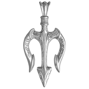 Stainless Steel Trident Pendant