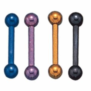 16GA Straight Titanium Barbell - Grade G23