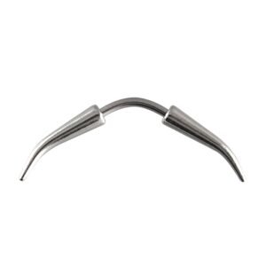 16GA. Surgical Steel Nose (Septum) Jewelry With Long Spike Claws - Grade 316L