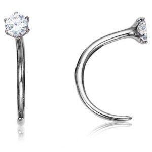 Surgical steel hole expander with CZ stone