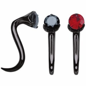 8GA - Surgical Steel Black PVD Hole Expander
