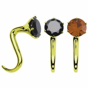 6GA-  Surgical Steel Gold PVD Hole Expander