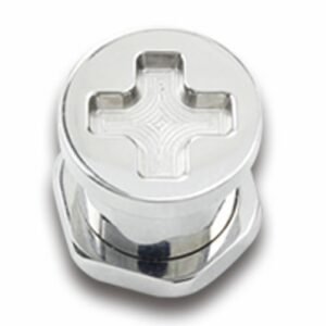 Surgical Steel Internal Screw Faux Bolt Plug