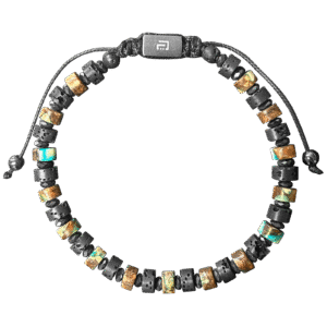 Mixed Earth Tones Stone Beaded Bracelet
