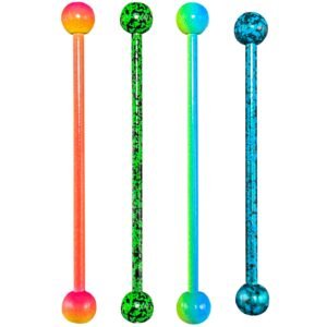 Surgical Steel Industrial Barbell Piercing 14GA