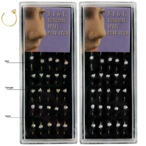 Stainless Steel Fancy Shapes Nose / Earring Hoop
