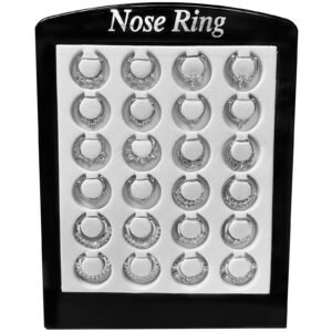 Fashion Septum Piercing Display 24 Pieces