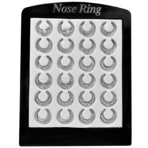 No Piercing Septum Display 24 Pieces