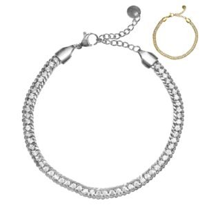 Stainless Steel Bling Bracelet