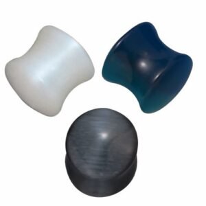 Cat Eye Stone Plug - 15mm - (-5/8")