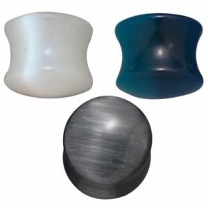 Cat Eye Stone Plug - 18mm - (+11/16)