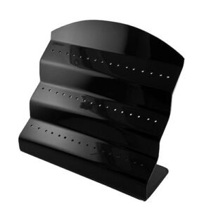 Black Acrylic Body Piercing Display in 3 Tiers