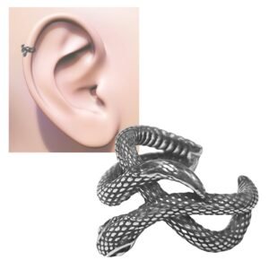 Stainless Steel Snake Ear Cuff