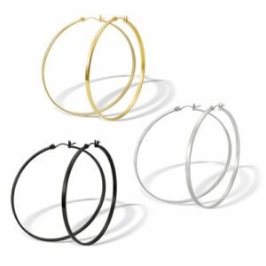 Stainless Steel Hoop Earrings