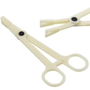 Disposable Sterilized Slotted Pen Clamp Forceps