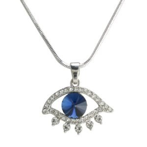 Fashion Jeweled All Seeing Eye Necklace