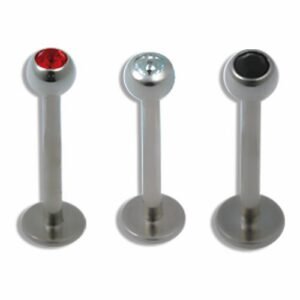 Surgical Steel Jeweled Labret