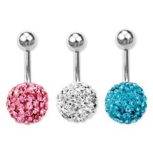Surgical Steel Belly Ring with Ferrido Ball