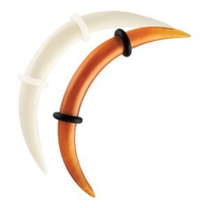 4GA. Natural Horn & Bone Hole Expander