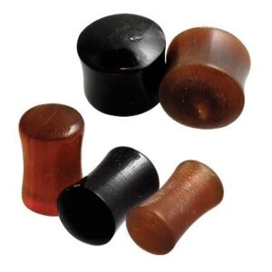 Organic Horn & Bone Double Flared Plug