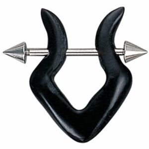KRU-2 Stainless Steel and Bone Ear Plug