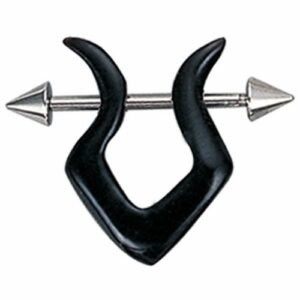 KRU-3 Stainless Steel and Bone Ear Plug