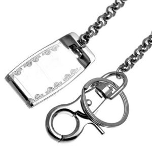 Gorgeous Stainless Steel Money Clip with Chain - Lobster Clasp