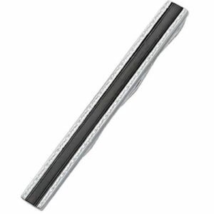 Stainless Steel Tie Clip with etched designs