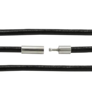 Wholesale Leather Cord for Pendants with Mystery/Bayonet Lock