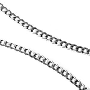 Stainless Steel Necklace Curb Type Chain 22"