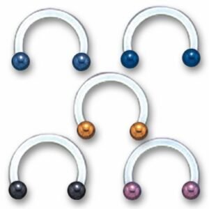PTFE Wire Horseshoe w/ Anodized Titanium G23 Ball
