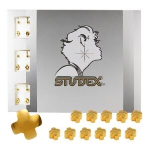 Gold Plated Plated Stainless Steel Cross Shaped Sterilized Ear Piercing Studs
