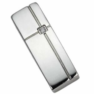 Gorgeous Stainless Steel Pendant with Diamond