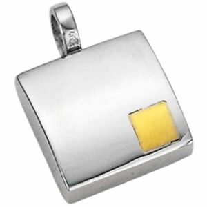 Stainless Steel Pendant with 18K Gold Coating