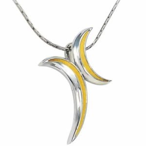 Stainless Steel Pendant with 18K Gold Coating