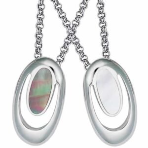 Gorgeous Stainless Steel with Mother Of Pearl Pendant