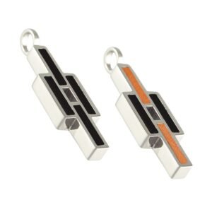 Stainless Steel Unisex And Leather Pendant