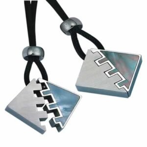 Gorgeous Stainless Steel with Mother Of Pearl Pendant