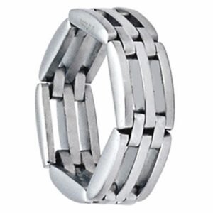 Men's Stainless Steel Chain Ring