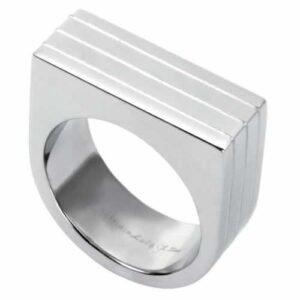 Stainless Steel Ring With Flat Top