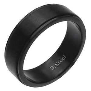 Stainless Steel Black PVD Ring