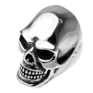 Large Stainless Steel Skull Ring (45mm long)