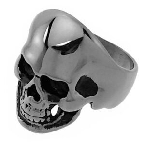 Men's Stainless Steel Biker Skull Ring