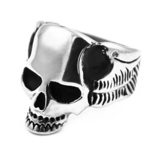 Stainless Steel Designer Skull Ring