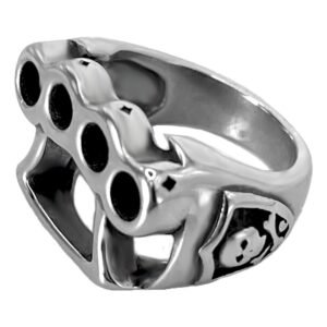 Stainless Steel Brass Knuckles Ring
