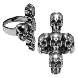 Stainless Steel Skull Cross Ring